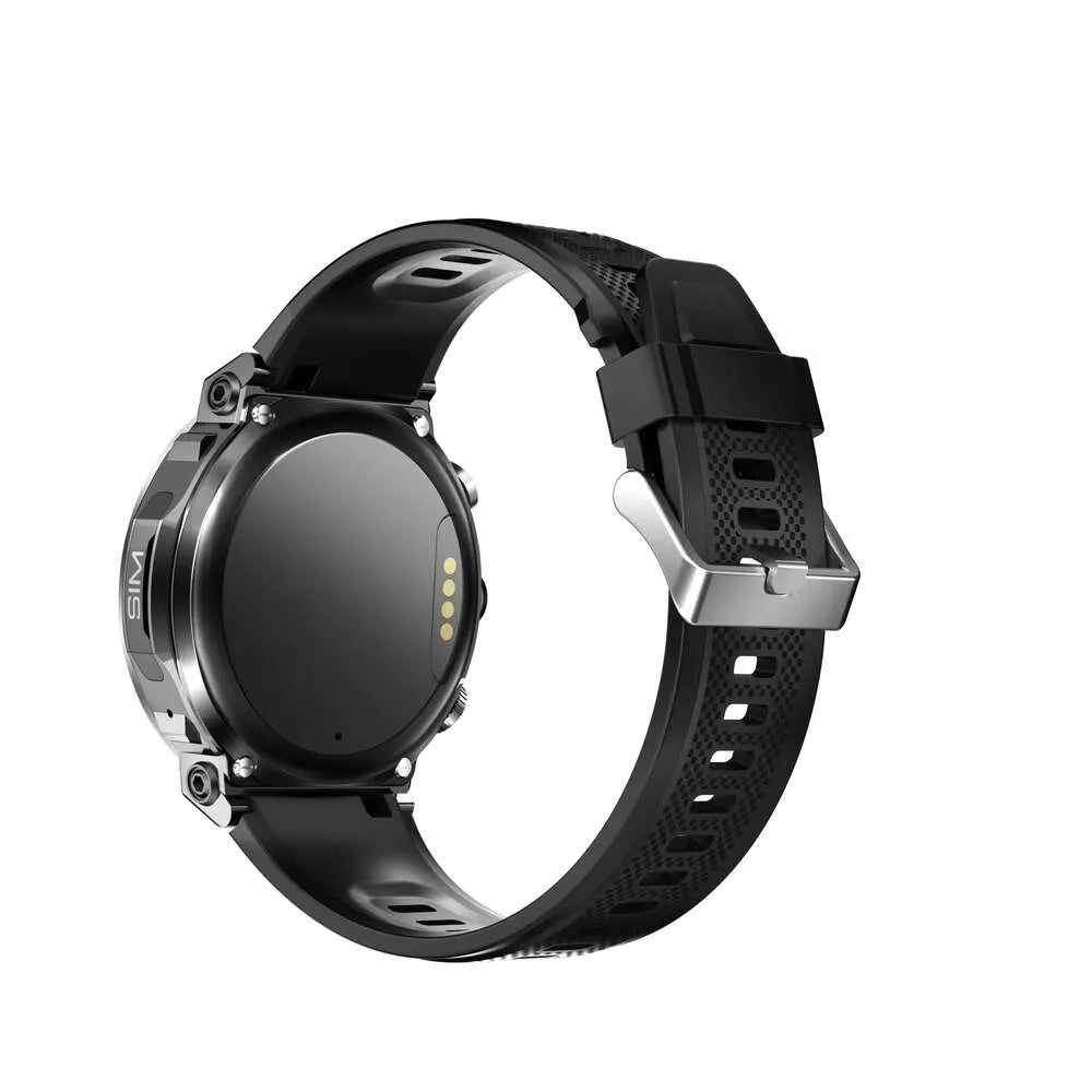 LTE 4G Smartwatch 1.39" GPS Dual Camera Wifi SIM NFC Red 64G ROM Google Play APP Download IP67 Men Women Android Smart Watch 6