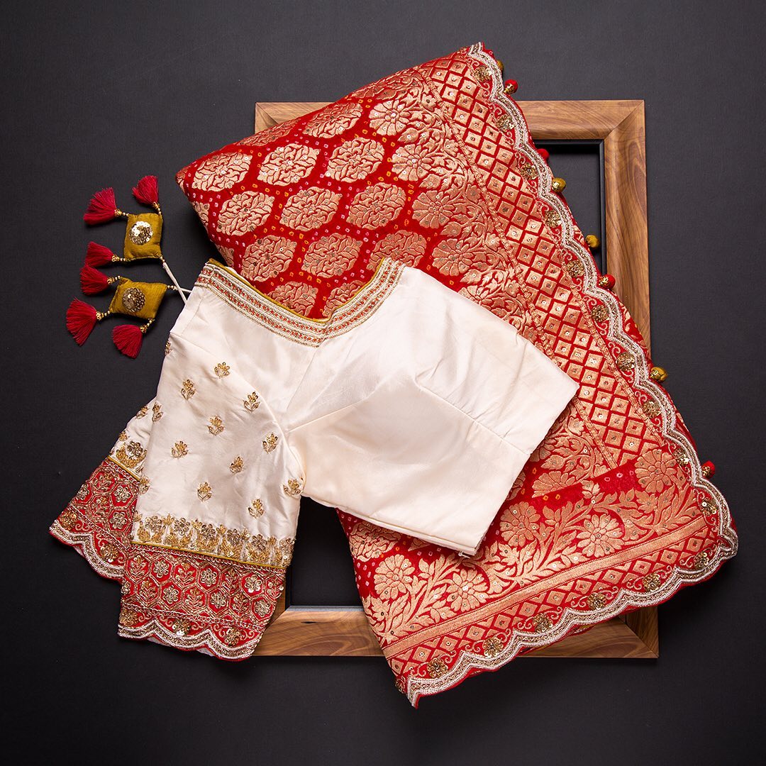 Premium Embroidery Work Designer Saree