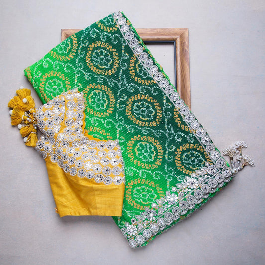 Premium Embroidery Work Designer Saree