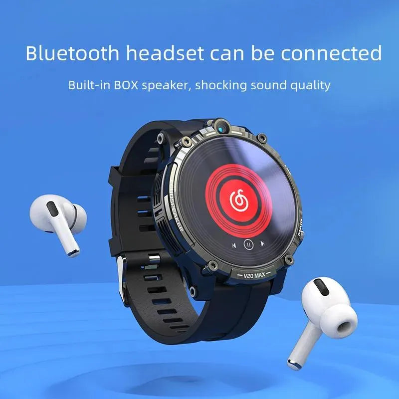 2022 Watches New Men Smart Dual Camera Recording 4G Android Phone Wifi Internet Download APP Adult Sports Pedometer SIM Call Watch