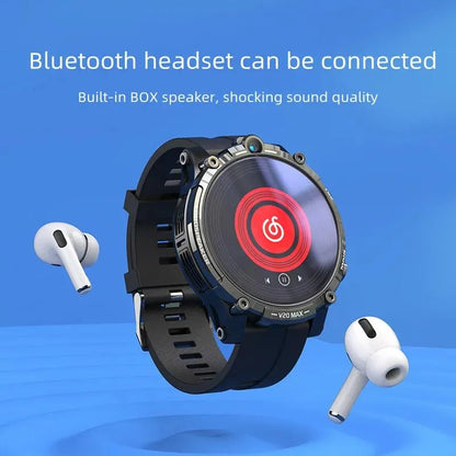 2022 Watches New Men Smart Dual Camera Recording 4G Android Phone Wifi Internet Download APP Adult Sports Pedometer SIM Call Watch