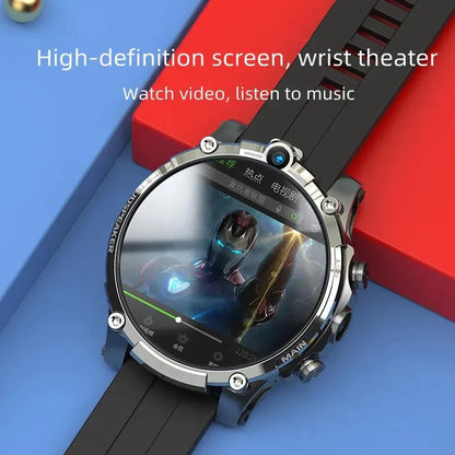 2022 Watches New Men Smart Dual Camera Recording 4G Android Phone Wifi Internet Download APP Adult Sports Pedometer SIM Call Watch