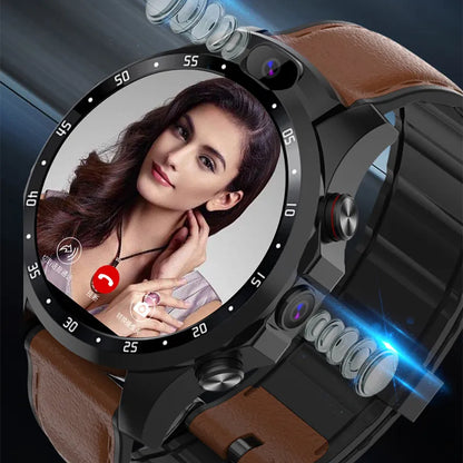New Smart watch 4G netcom 3+32GB Android 7.1 HD dual camera 1.6 inch IPS big screen heart rate monitor support GPS 5MP Smartwatch